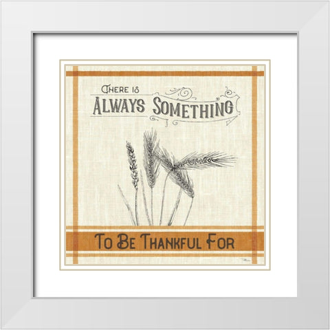 Autumn Farmhouse V White Modern Wood Framed Art Print with Double Matting by Pela Studio