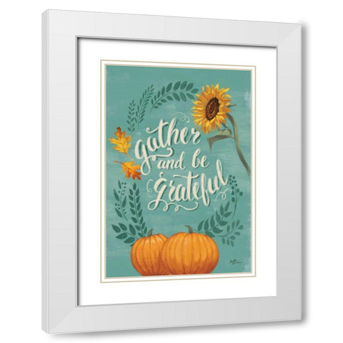 Harvest Delight I No Wood v2 White Modern Wood Framed Art Print with Double Matting by Penner, Janelle