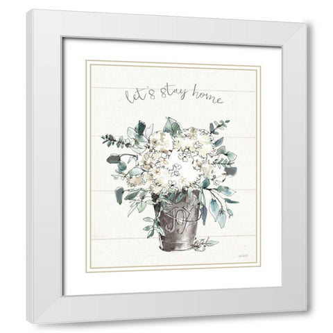 Modern Farmhouse V White Modern Wood Framed Art Print with Double Matting by Tavoletti, Anne