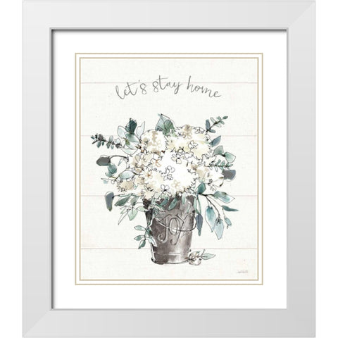 Modern Farmhouse V White Modern Wood Framed Art Print with Double Matting by Tavoletti, Anne