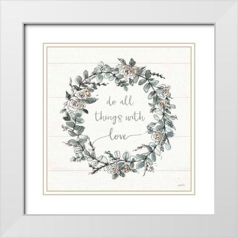 Modern Farmhouse VI White Modern Wood Framed Art Print with Double Matting by Tavoletti, Anne