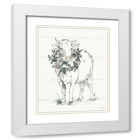 Modern Farmhouse X White Modern Wood Framed Art Print with Double Matting by Tavoletti, Anne