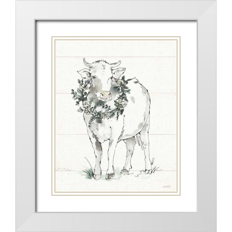 Modern Farmhouse X White Modern Wood Framed Art Print with Double Matting by Tavoletti, Anne