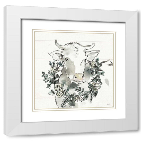 Modern Farmhouse XII White Modern Wood Framed Art Print with Double Matting by Tavoletti, Anne