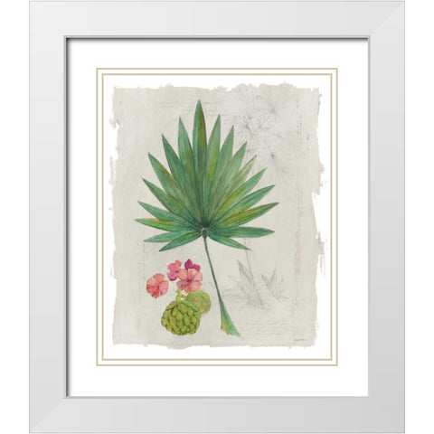 Botanical Journal II Light White Modern Wood Framed Art Print with Double Matting by Tillmon, Avery