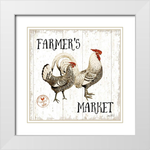 Free Range Fresh II White Modern Wood Framed Art Print with Double Matting by Pertiet, Katie