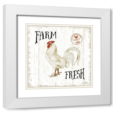 Free Range Fresh III White Modern Wood Framed Art Print with Double Matting by Pertiet, Katie