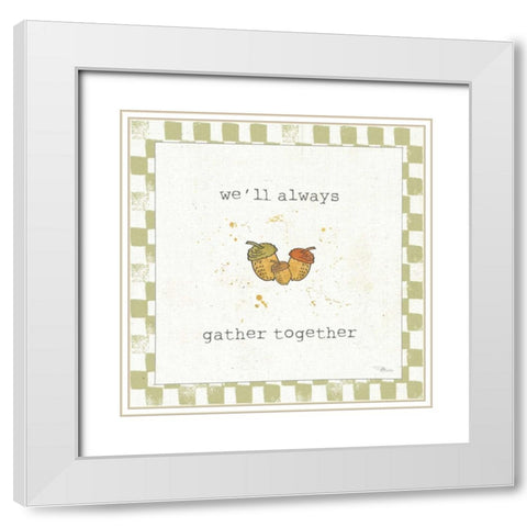 Harvest Cuties IV Step 05B White Modern Wood Framed Art Print with Double Matting by Pela Studio