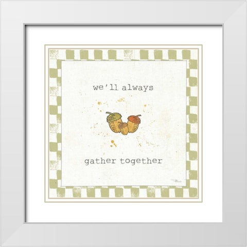 Harvest Cuties IV Step 05B White Modern Wood Framed Art Print with Double Matting by Pela Studio