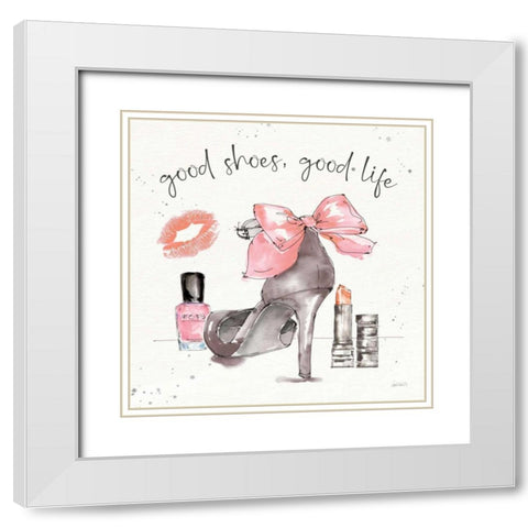 Chic Accents III White Modern Wood Framed Art Print with Double Matting by Tavoletti, Anne