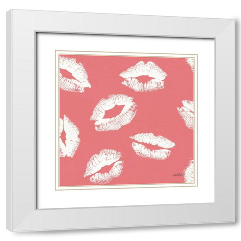 Chic Accents Pattern IID White Modern Wood Framed Art Print with Double Matting by Tavoletti, Anne