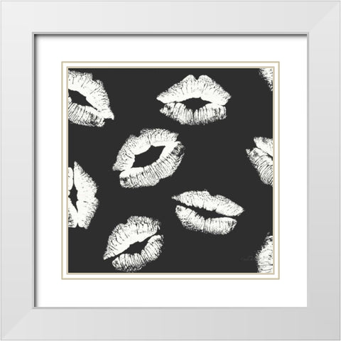 Chic Accents Pattern IIF White Modern Wood Framed Art Print with Double Matting by Tavoletti, Anne
