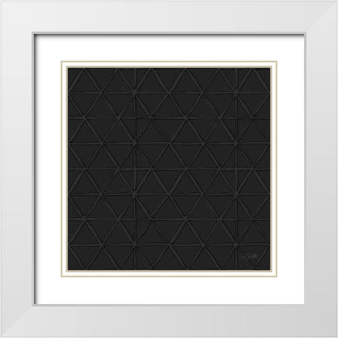 Chic Accents Pattern VF White Modern Wood Framed Art Print with Double Matting by Tavoletti, Anne