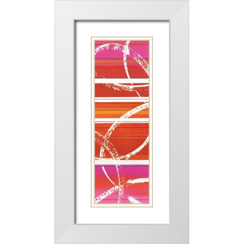 Some Like it Hot III White Modern Wood Framed Art Print with Double Matting by Rhue, Piper