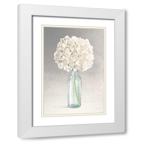 Tranquil Blossoms II White Modern Wood Framed Art Print with Double Matting by Wiens, James