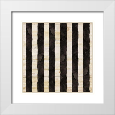 Mystical Halloween Pattern IIA White Modern Wood Framed Art Print with Double Matting by Urban, Mary
