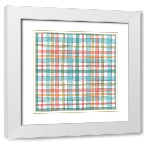 Soft Season Step 06 White Modern Wood Framed Art Print with Double Matting by Brissonnet, Daphne