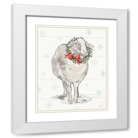Modern Farmhouse XI Christmas White Modern Wood Framed Art Print with Double Matting by Tavoletti, Anne