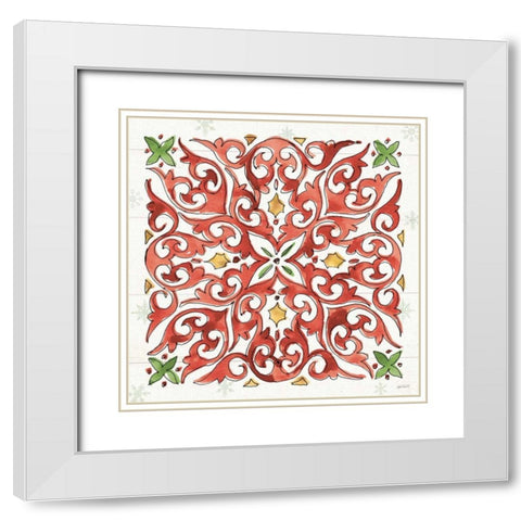 Modern Farmhouse XIV Christmas White Modern Wood Framed Art Print with Double Matting by Tavoletti, Anne