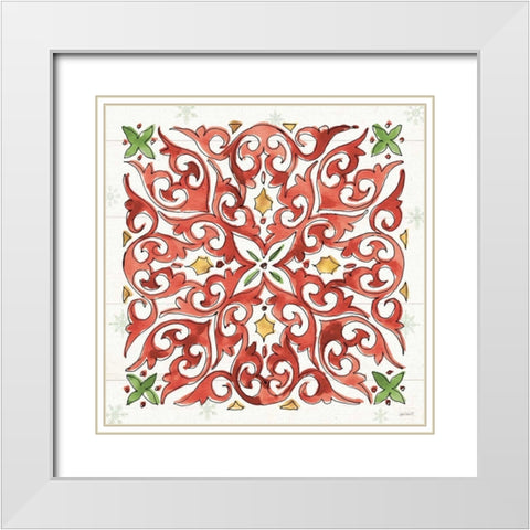 Modern Farmhouse XIV Christmas White Modern Wood Framed Art Print with Double Matting by Tavoletti, Anne