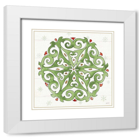 Modern Farmhouse XV Christmas White Modern Wood Framed Art Print with Double Matting by Tavoletti, Anne
