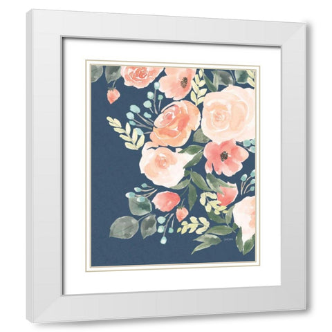 Blooming Delight II Sage White Modern Wood Framed Art Print with Double Matting by Jackson, Jenaya