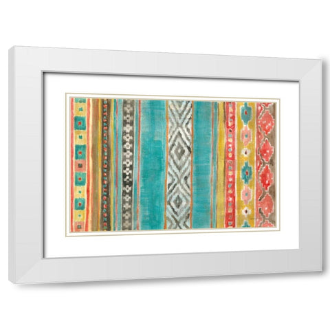 Spirit of the Andes White Modern Wood Framed Art Print with Double Matting by Nai, Danhui