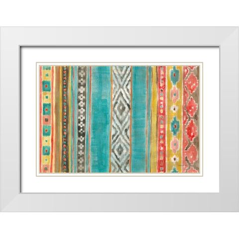 Spirit of the Andes White Modern Wood Framed Art Print with Double Matting by Nai, Danhui