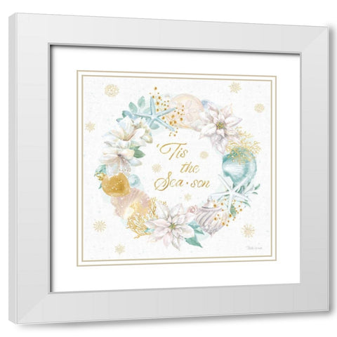 Winter Coast IV White Modern Wood Framed Art Print with Double Matting by Grove, Beth