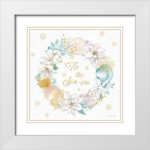 Winter Coast IV White Modern Wood Framed Art Print with Double Matting by Grove, Beth