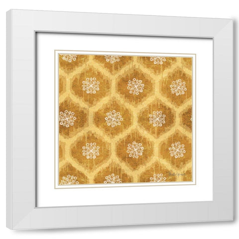 Winter Coast Pattern VF White Modern Wood Framed Art Print with Double Matting by Grove, Beth