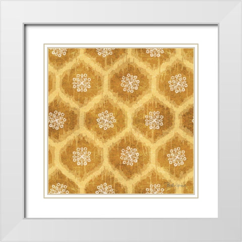 Winter Coast Pattern VF White Modern Wood Framed Art Print with Double Matting by Grove, Beth