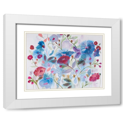 You Told Me You Loved Me White Modern Wood Framed Art Print with Double Matting by Davis, Joan E.