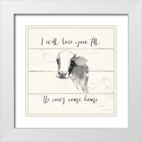 Life at Home VI Shiplap White Modern Wood Framed Art Print with Double Matting by Tillmon, Avery