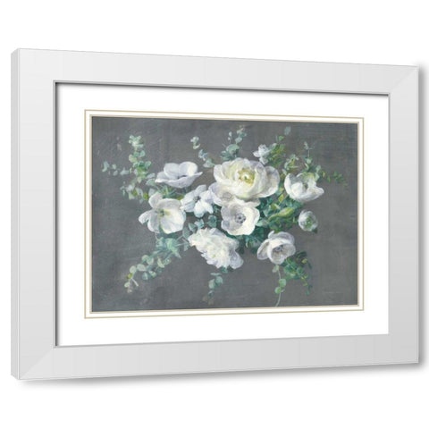 Special Day White Modern Wood Framed Art Print with Double Matting by Nai, Danhui