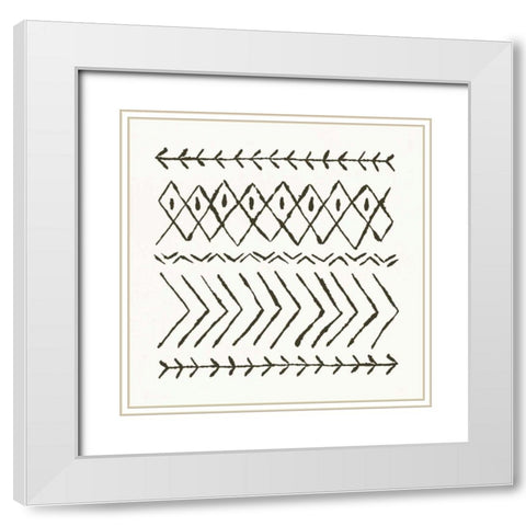Nordic Vibes II White Modern Wood Framed Art Print with Double Matting by Hershey, Moira