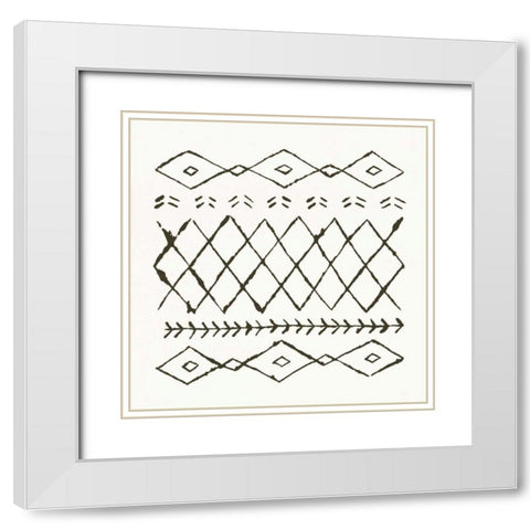 Nordic Vibes IV White Modern Wood Framed Art Print with Double Matting by Hershey, Moira