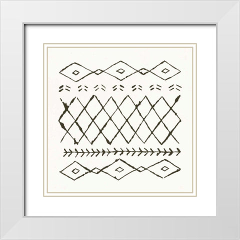 Nordic Vibes IV White Modern Wood Framed Art Print with Double Matting by Hershey, Moira