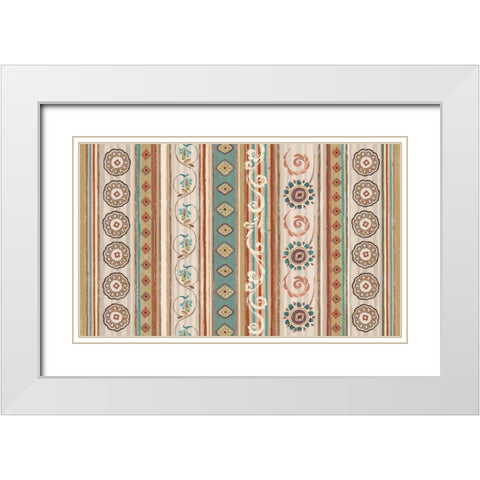 Playfully I White Modern Wood Framed Art Print with Double Matting by Brissonnet, Daphne