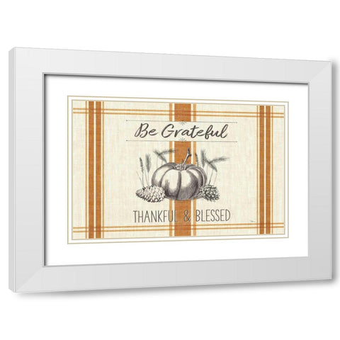 Autumn Farmhouse I v2 White Modern Wood Framed Art Print with Double Matting by Pela Studio