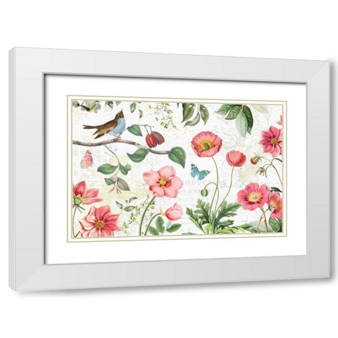 Studio Botanicals I White Modern Wood Framed Art Print with Double Matting by Pertiet, Katie