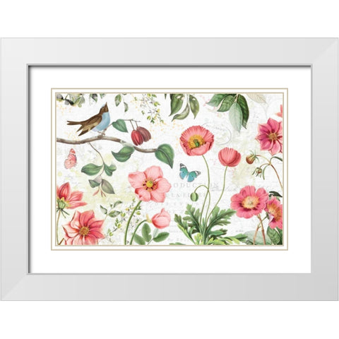 Studio Botanicals I White Modern Wood Framed Art Print with Double Matting by Pertiet, Katie