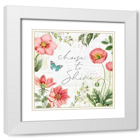 Studio Botanicals V White Modern Wood Framed Art Print with Double Matting by Pertiet, Katie