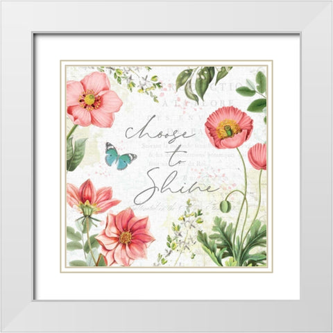 Studio Botanicals V White Modern Wood Framed Art Print with Double Matting by Pertiet, Katie