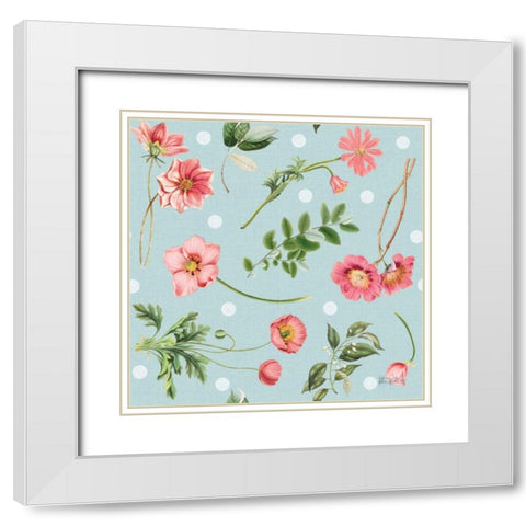 Studio Botanicals Pattern IB White Modern Wood Framed Art Print with Double Matting by Pertiet, Katie