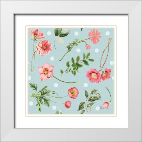 Studio Botanicals Pattern IB White Modern Wood Framed Art Print with Double Matting by Pertiet, Katie