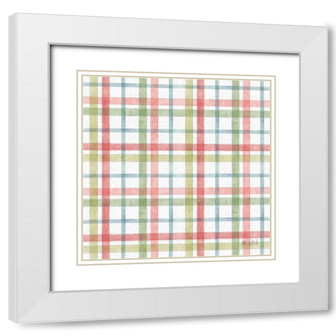 Studio Botanicals Pattern II White Modern Wood Framed Art Print with Double Matting by Pertiet, Katie