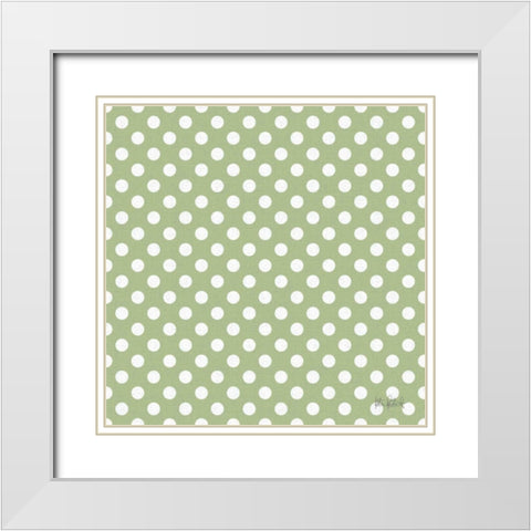 Studio Botanicals Pattern IVE White Modern Wood Framed Art Print with Double Matting by Pertiet, Katie