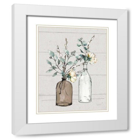Modern Farmhouse II Shiplap White Modern Wood Framed Art Print with Double Matting by Tavoletti, Anne