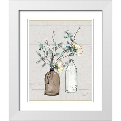 Modern Farmhouse II Shiplap White Modern Wood Framed Art Print with Double Matting by Tavoletti, Anne